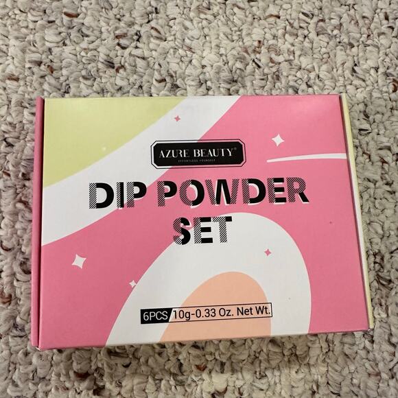 Azure Beauty Dip Powder Nail Kit 6 Colors Multicolor Dipping Starter Set Salon - Picture 7 of 11